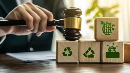 Sustainable practices are being judged by legal authority.