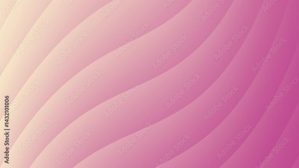 Aufkleber abstract pink waves create a soft, flowing design that conveys a sense of calm and serenity, perfect