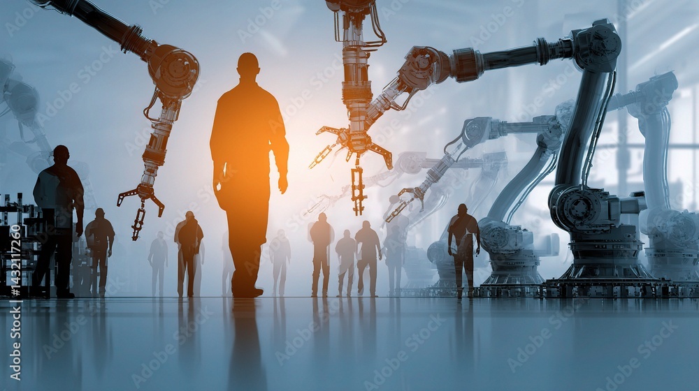 Poster advanced automation solutions in a robotic warehouse environment