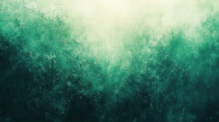Obraz premium Emerald Green Textured Background Abstract Watercolor Design