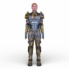 サイバーマン　3DCGレンダリング