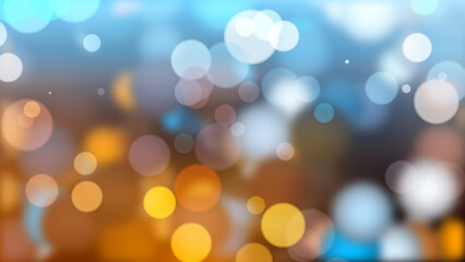 4K colorful blurred background with bokeh lights.
