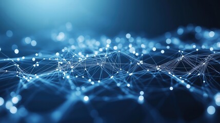 Obraz premium Futuristic Network Connection