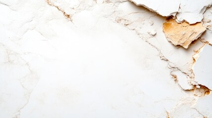 Fototapeta premium Cracked white surface texture (2)