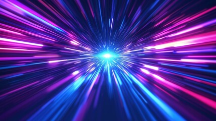 Obraz premium Futuristic Speed Blur