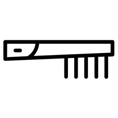 Bat Curtain Water Line Icon