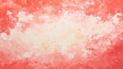 Fototapeta premium A vibrant, soft watercolor painting of crimson and cream hues.