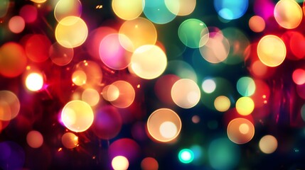 Obraz premium Abstract Colorful Bokeh Lights Background