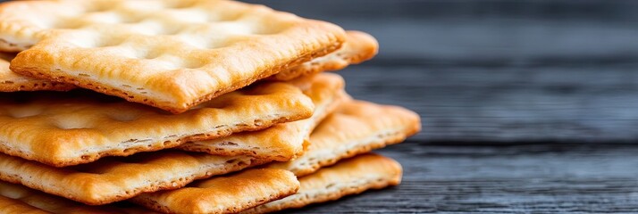 photo of delicious soda crackers