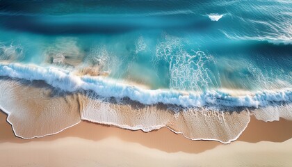 Obraz premium Waves on the beach as a background. Beautiful natural background
