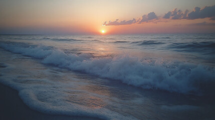 Fototapeta premium sunset over the sea