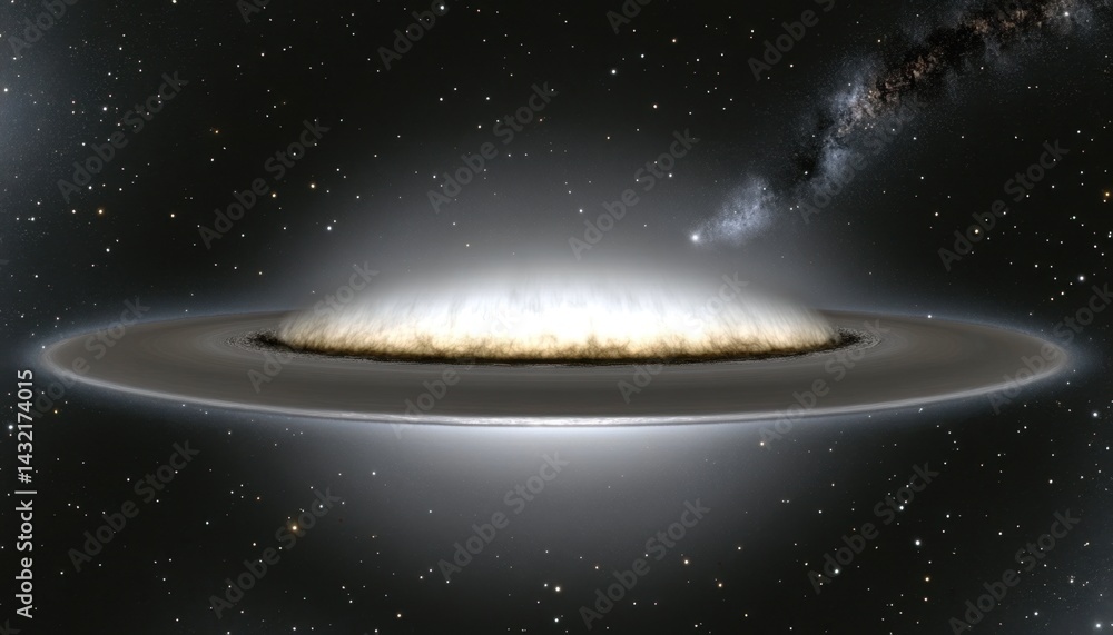 Poster cosmic ring structure in deep space