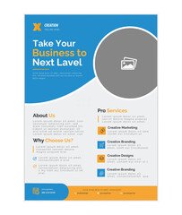 Modern Business Flyer Template for Corporate Marketing and Branding