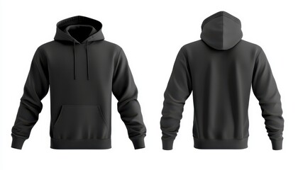 Blank black hoodie mockup (1)