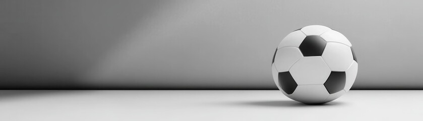 Soccer ball on plain background (2)