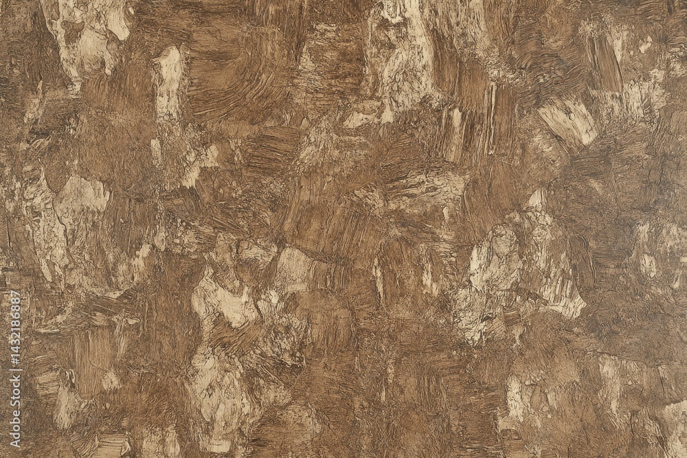 Poster abstract brown textured surface. a mix of light and dark brown tones create a complex pattern
