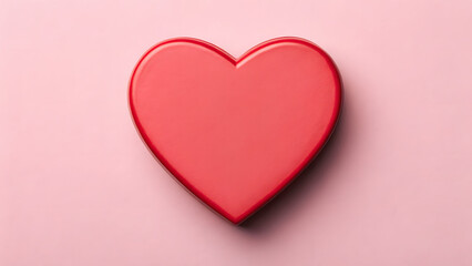 Obraz premium Heart vector love flat style symbol