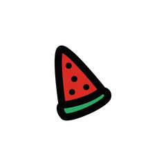 Watermelon fruit icon design vector illustration