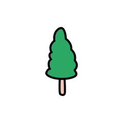 Tree icon design vector illustration