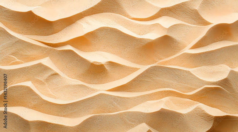 Poster soft beige waves create abstract organic pattern with gentle curves and flowing lines. light and sha