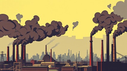 Environmental pollution, smoke from the chimney, pollution images, air pollution,