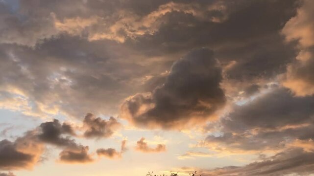 clouds at sunset