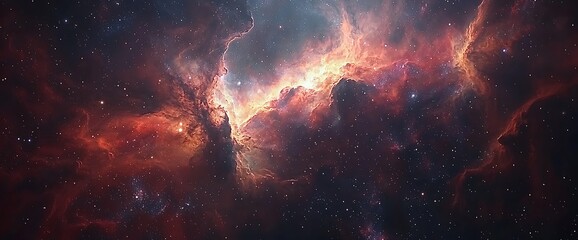 Cosmic Nebulae in Deep Space