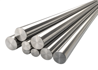 Metal rods industrial material steel bars metalworking shiny round stock