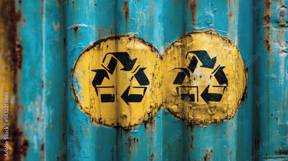 Poster cargo containers marked for fragile, hazardous, and temperature-sensitive items