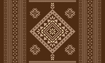 Southwest Native seamless pattern ethnic tribal Aztec geometric Navajo Native American fabric colorful design vector for textile print