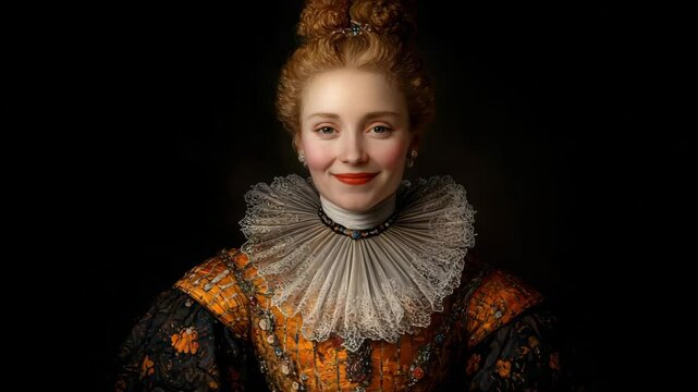 Baroque style woman