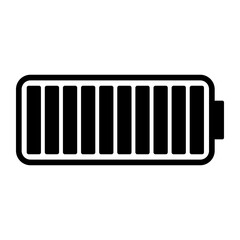 Battery icon set. Set of battery charge level indicators symbol design vector illustration.