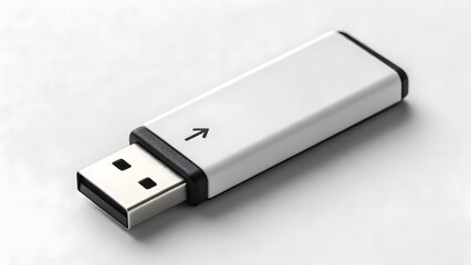 Usb flash drive vector storage flat sym