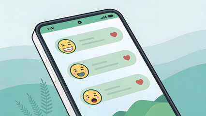 Whatsapp chat screen interface with messages and