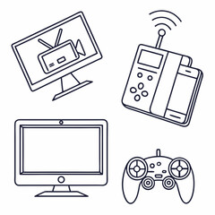 laptop and mobile phones
