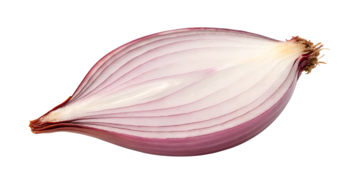 Onion, shallot isolated on transparent background