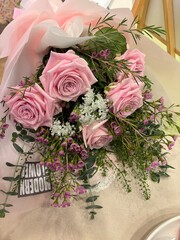 pink roses