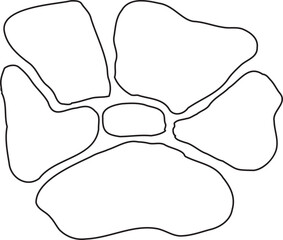 Abstract Flower Minimalist Line Art Hand Drawn