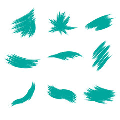 Rough brush stroke with textured edges, symbolizing creativity, bold expression, artistic flair, abstract design, and dynamic energy.