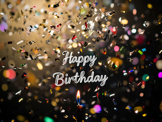 Vibrant Birthday Celebration: Confetti, Joyful Moments, and Festive Decor