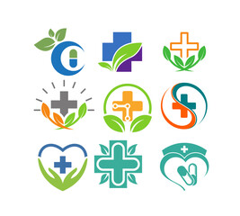 Pharmacy and medical concept with pills, cross symbol, and bottle, representing healthcare, treatment, wellness, safety, and medicine.