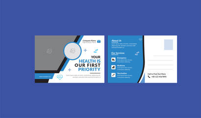 Medical Post Card Design