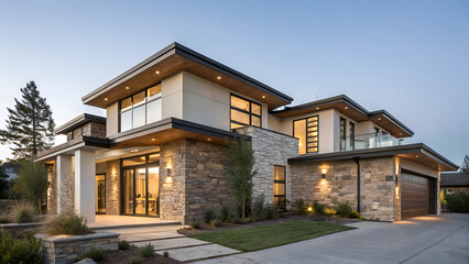 Fototapeta premium house in the village