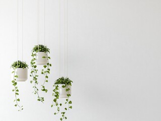 Fototapeta premium Hanging Plants Minimalist