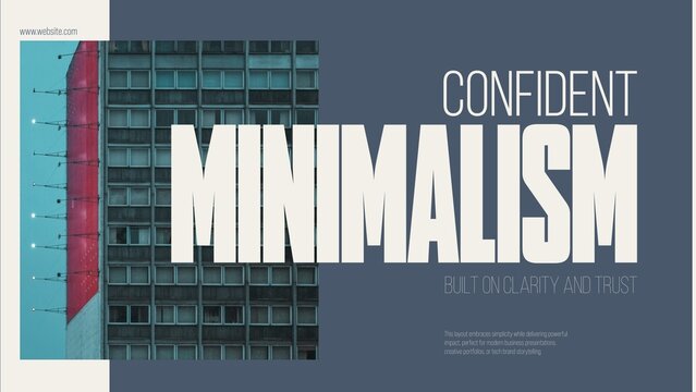 The Minimalism Slide / Wide