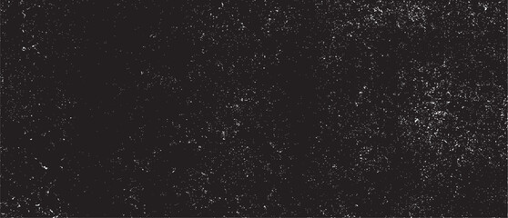 Obraz premium Monochrome texture composed of irregular graphic elements. Distressed uneven grunge background. Abstract vector illustration. Overlay for interesting effect and depth. Isolated on white background.