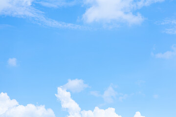 blue sky with clouds