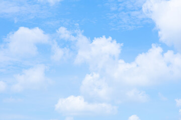 blue sky with clouds