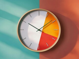 Colorful Wall Clock