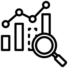 Gap Analysis Outline Icon